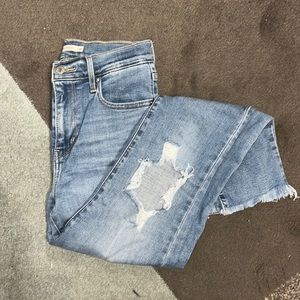 Levis Ankle Cut Straight Jeans